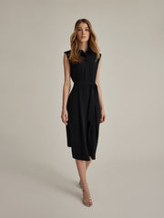 silk-shirt-dress-black