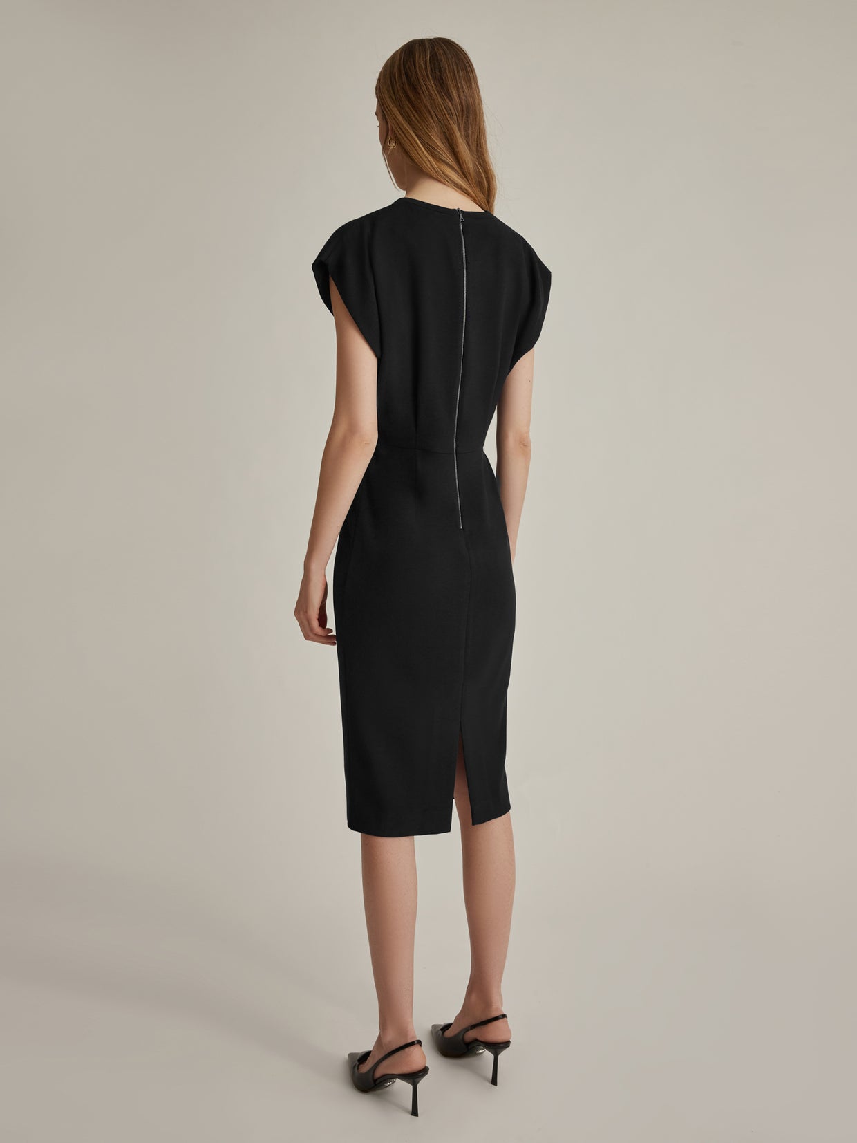  Double face jersey dress