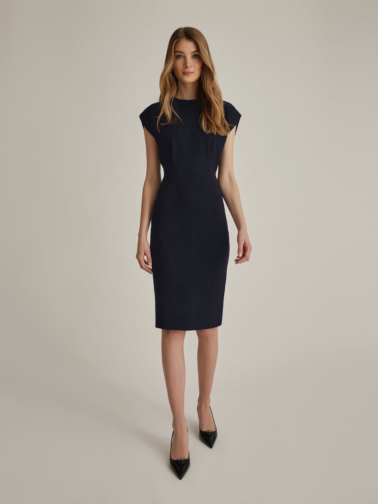  Double face jersey dress