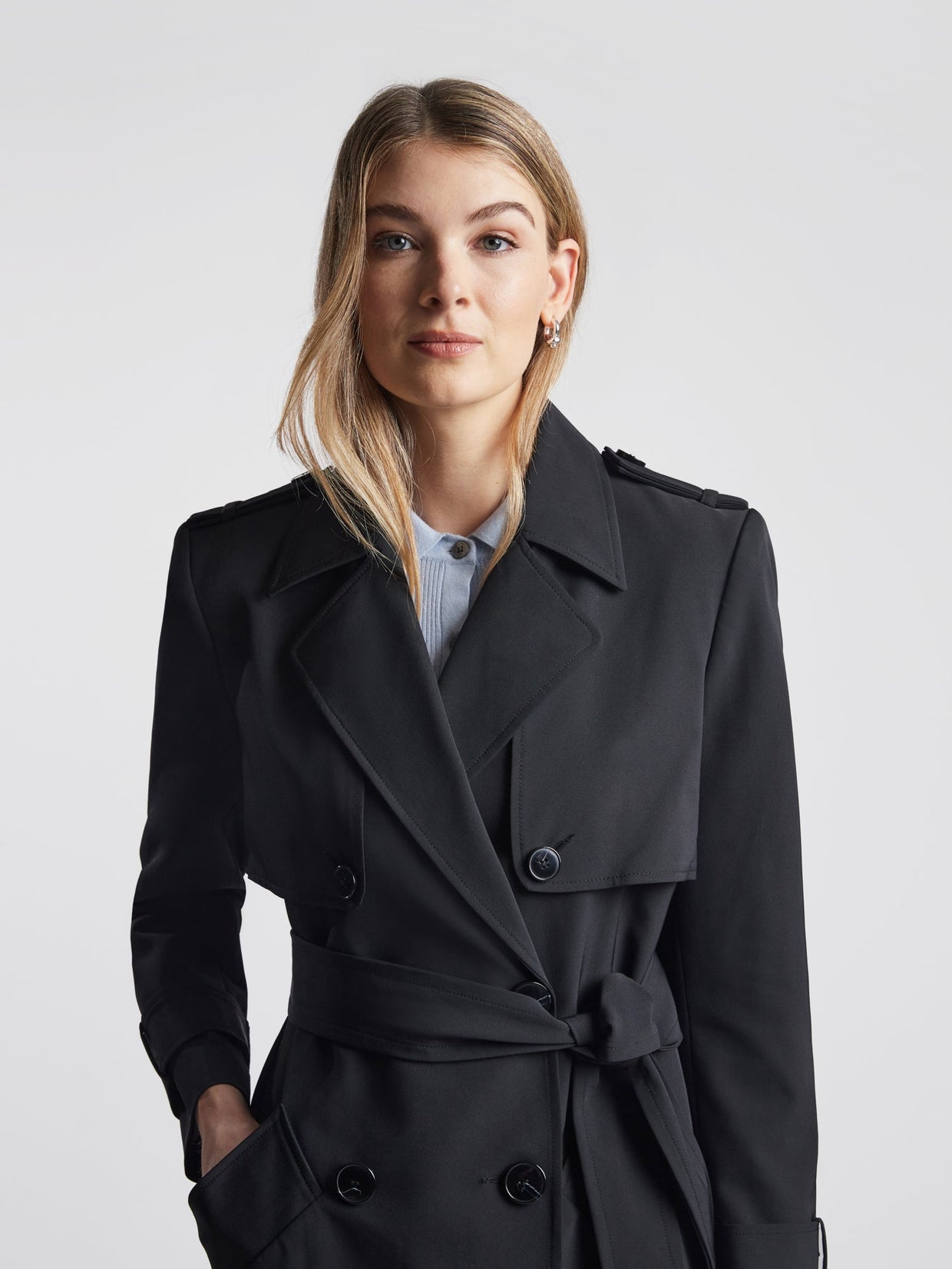  Easy care techno trench