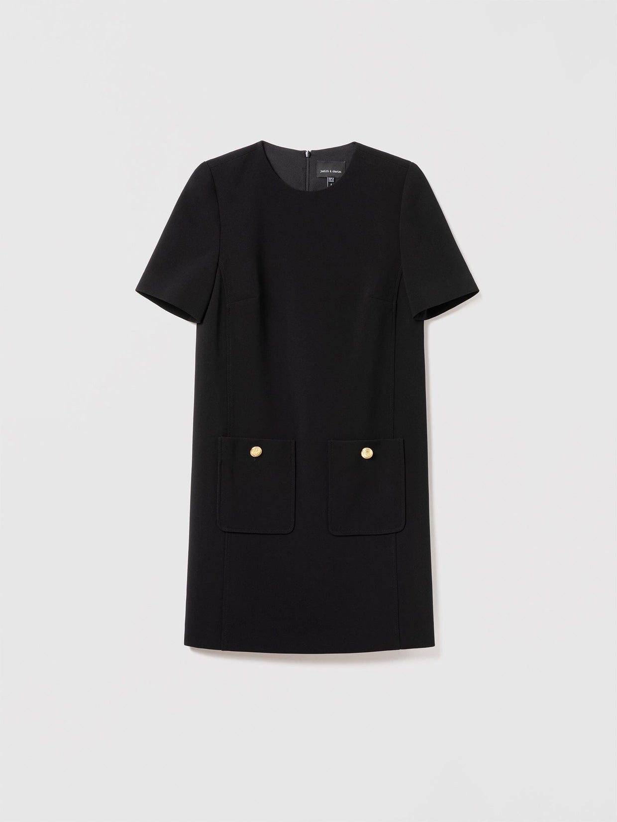  Wool jersey shift dress
