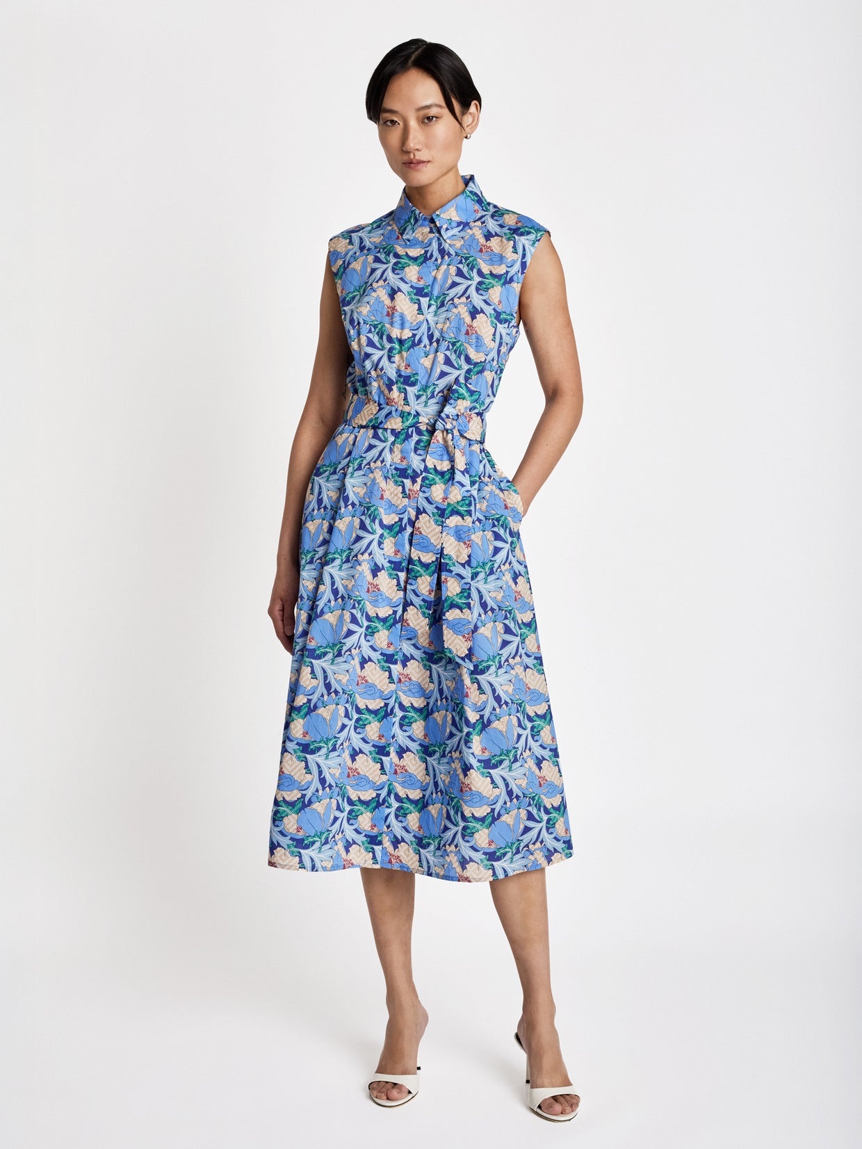  Liberty Fabric belted dress