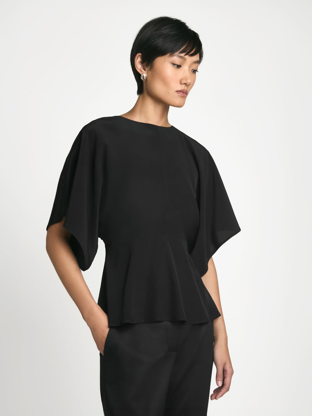  Peplum top
