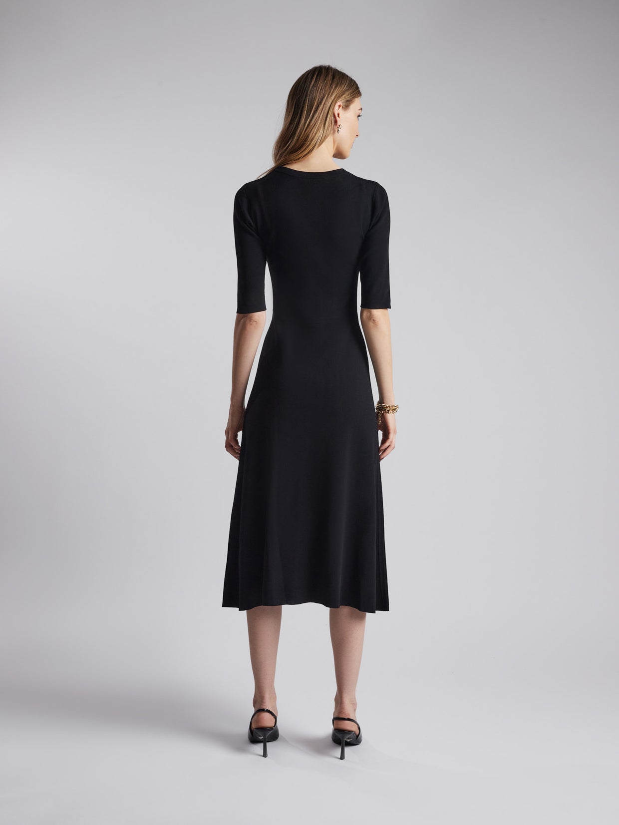  Ribbed knitted dress