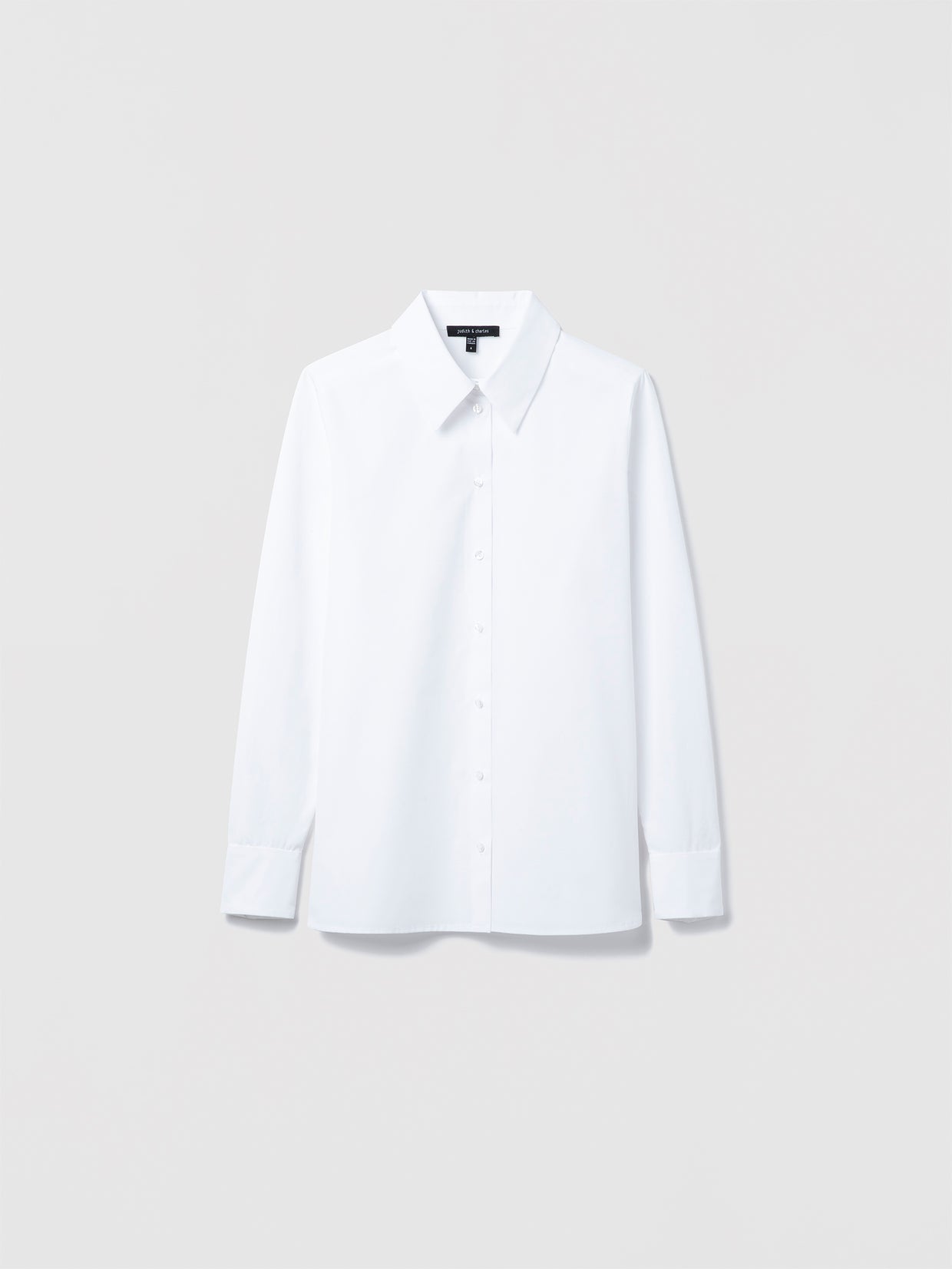  Long sleeve classic poplin blouse