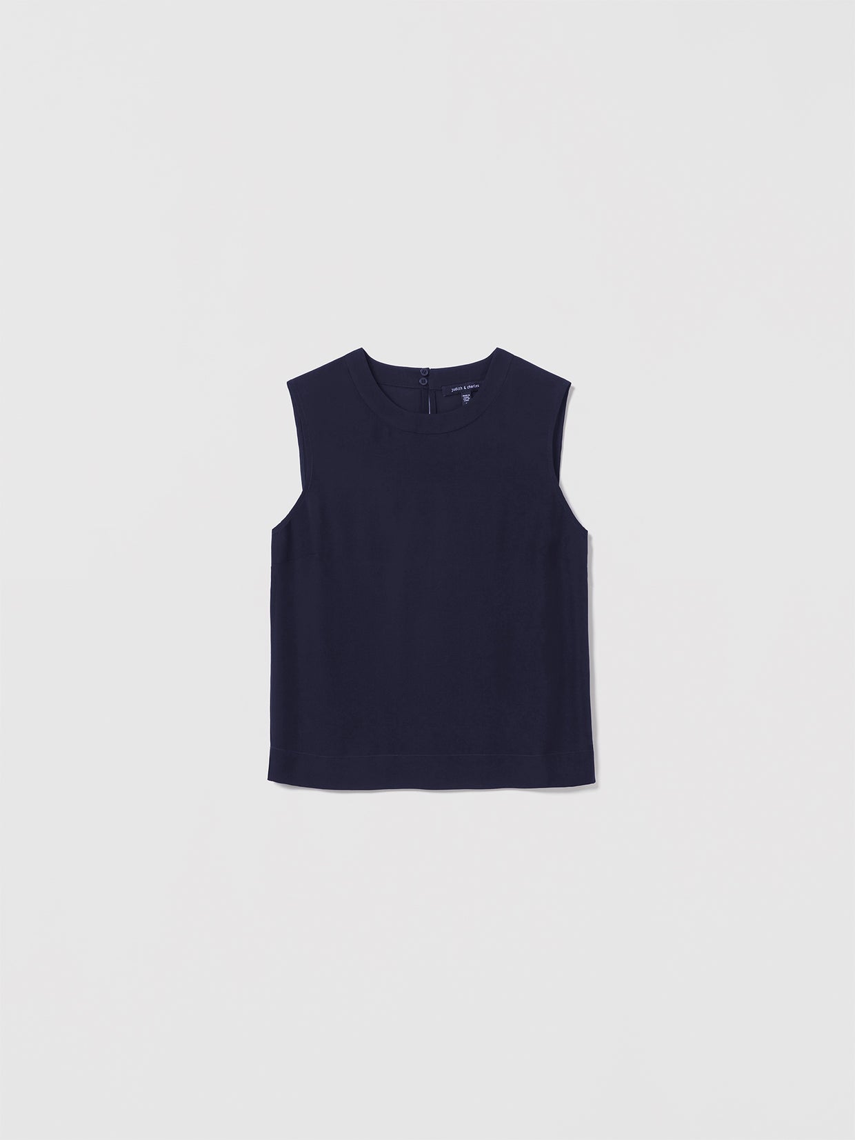  Sleeveless silk shell