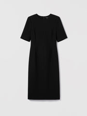 fitted-elbow-sleeve-dress-black